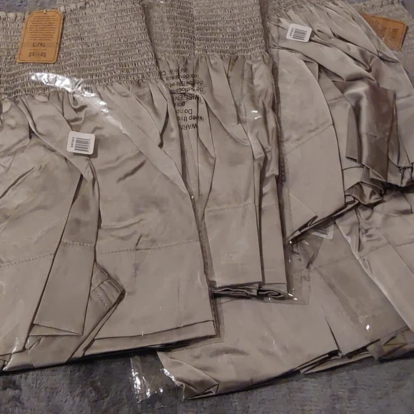 NATURAL LIFE Lavender and Grey Satin Ruffled Shorts - Bundle Any Two For $20 - Picture 5 of 8